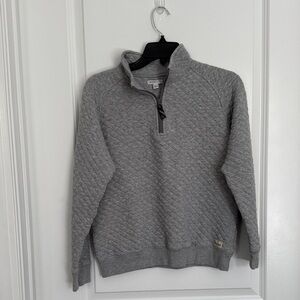 Crewcuts Gray Quilted Kids Zip-Up Top